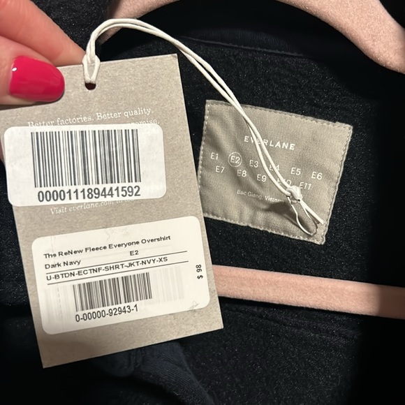 NWT Everlane The ReNew Fleece Everyone Overshirt - Picture 15 of 15